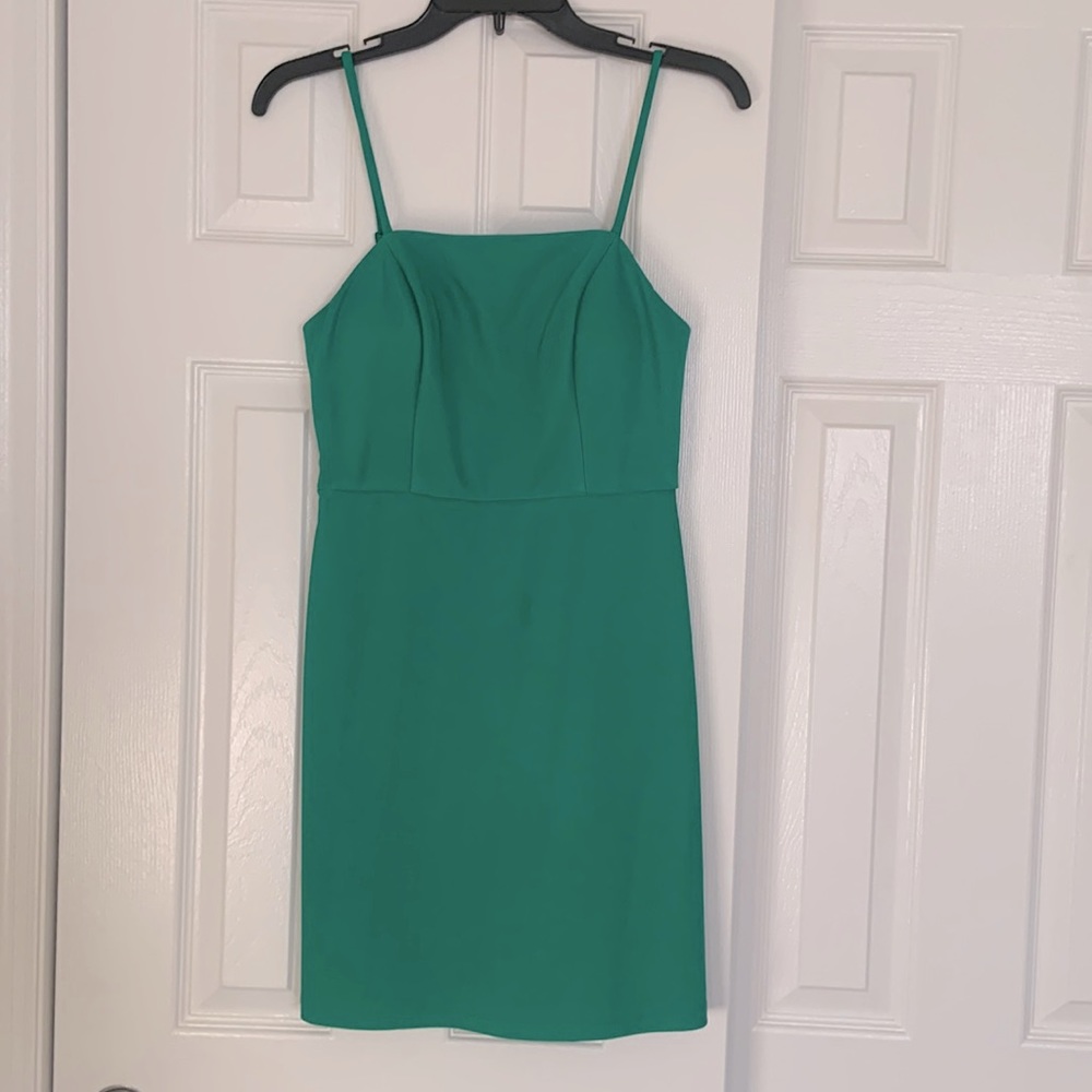 Emerald Green Mini Dress